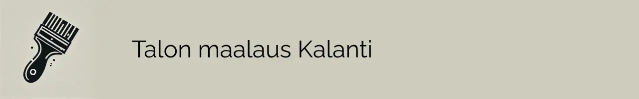 Talon maalaus Kalanti